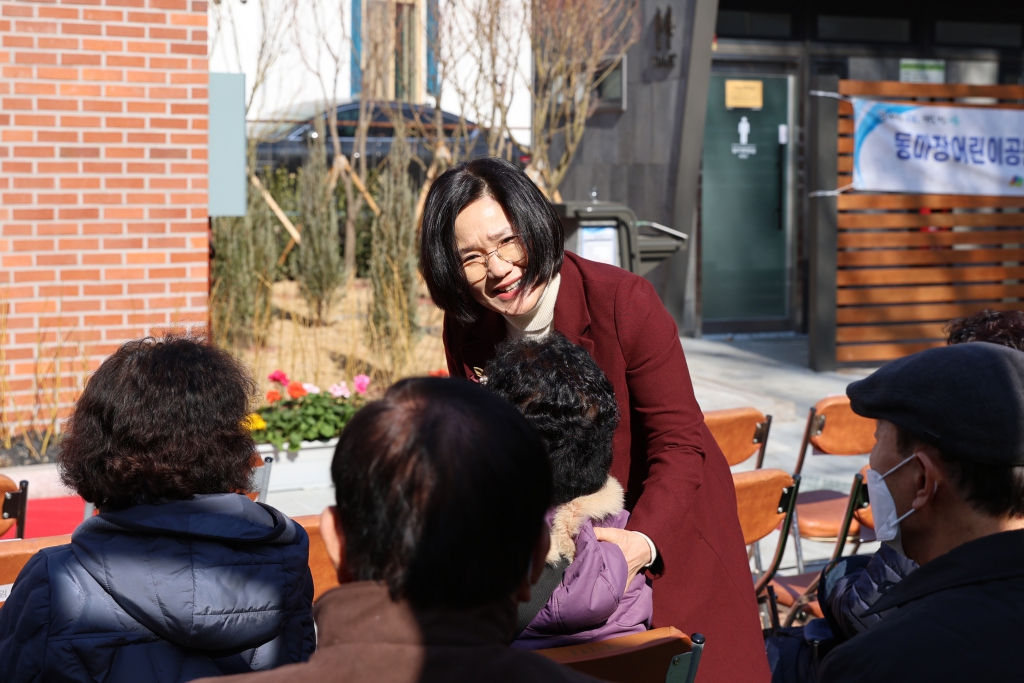 구립 마장제2경로당 개축공사 준공 개소식 이미지(7)