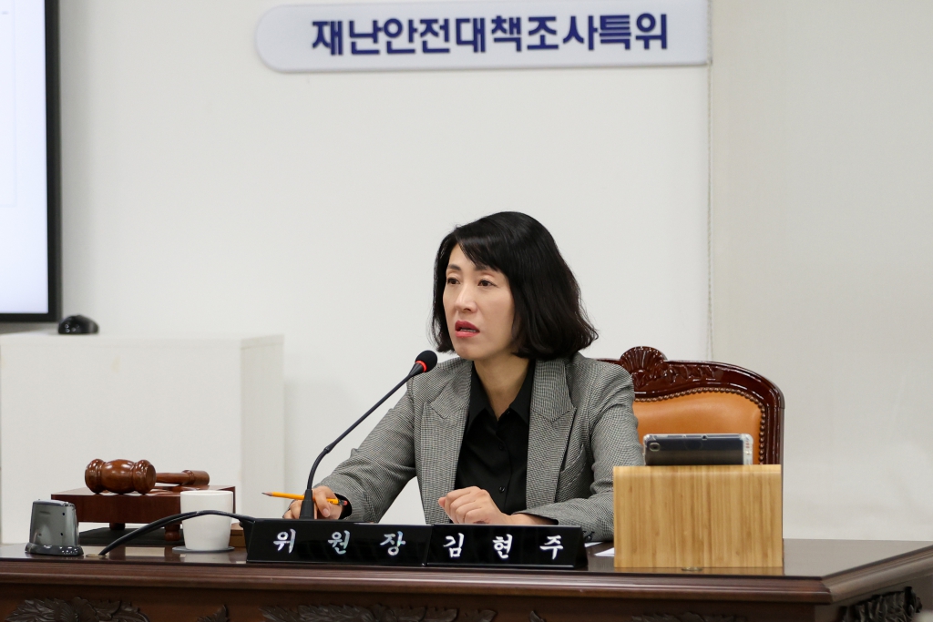 제283회 임시회 재난안전대책 행정사무조사 특별위원회(제3차) 이미지(2)