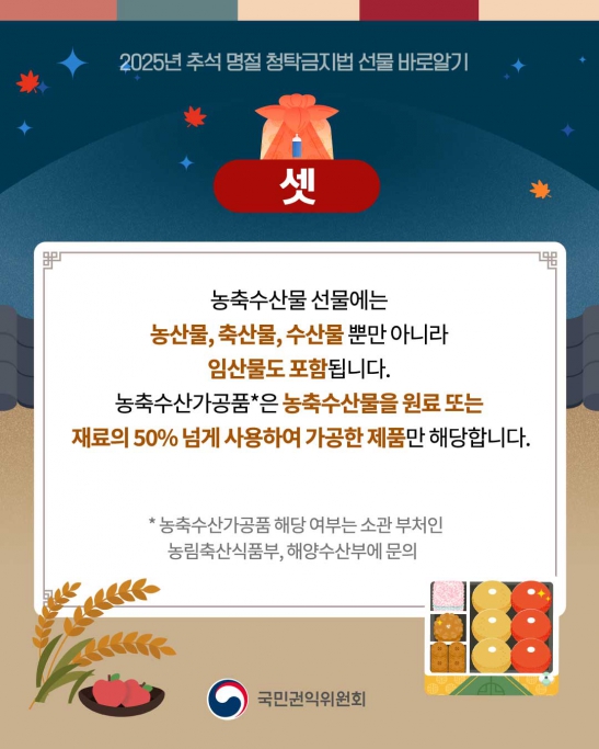 2025년 추석 명절 청탁금지법 선물 바로가기 이미지(4)
