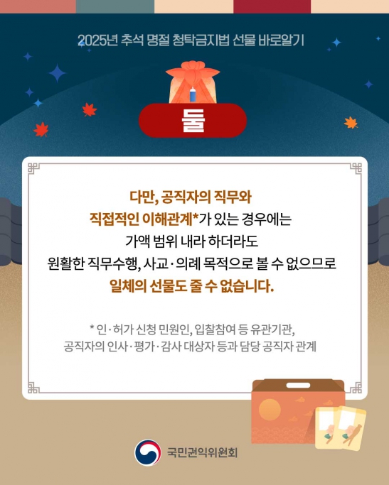 2025년 추석 명절 청탁금지법 선물 바로가기 이미지(3)